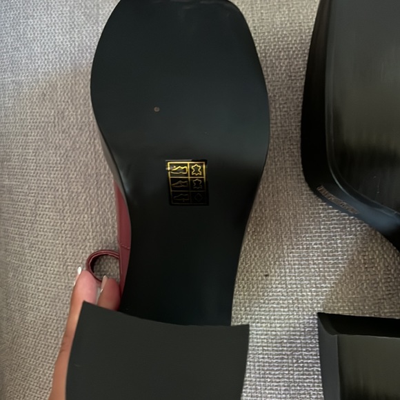 Jeffrey Campbell Pia Platform Mary Janes in Rust Patent - Picture 8 of 8